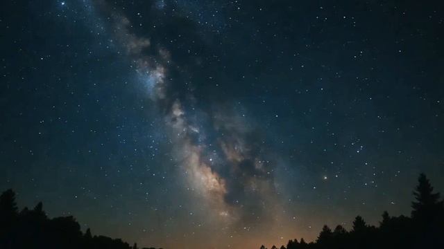 Ночное небо и звёзды  расслабляющая атмосфера для сн