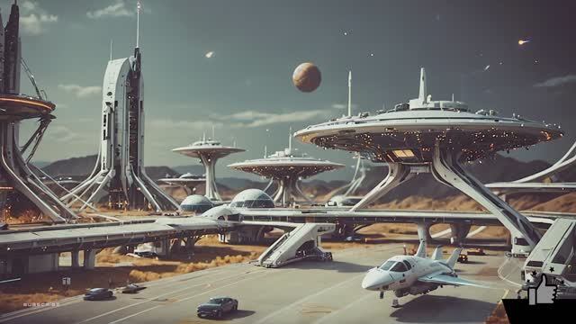 2077 FUTURE CITY Best Ambient Space And Sci-Fi Music.