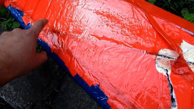 Вид Летающего крыла после краша