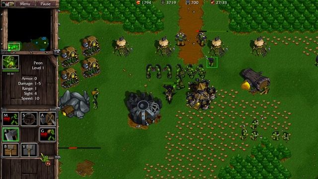 Warcraft II Remastered, Beyond The Dark Portal. Orcs. Драконы Черной Скалы 05