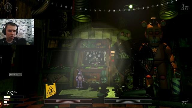 Ultimate Custom Night(3) Марионетка и Голди