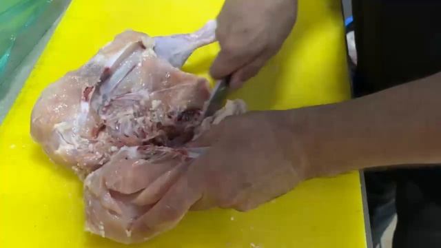Нож Ёж от ООО ПП КИЗЛЯР... Тестируем малыша на курочке...