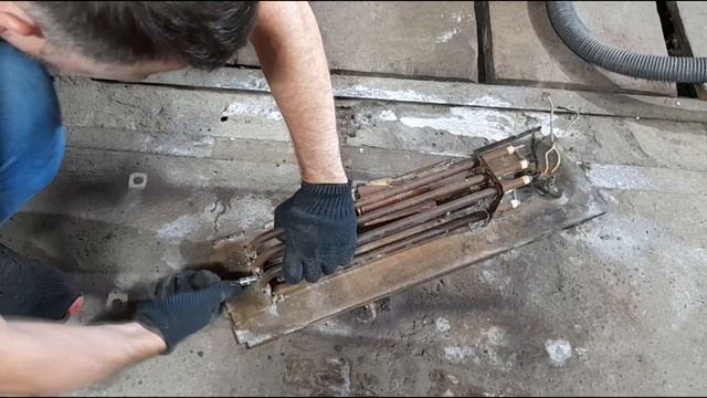 От ржавого к блестящему: восстановление старого обогр