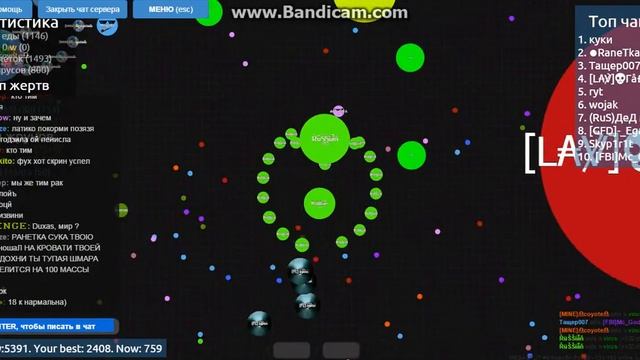 Чашка петри | 10к Mass! | MegaSplit FFA 1