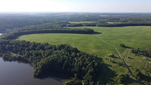 Dji Fly Смотри с высоты. ГУДЗОН - Россия. Полёт над простор