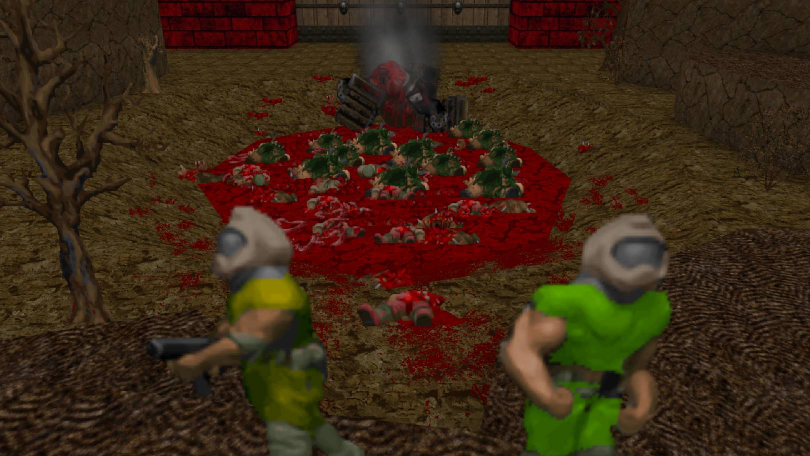 DOOM REVIVAL 2 сезон 10 серия победа над джаггернаутом и зараженным солдатом, солдат и думгай в аду