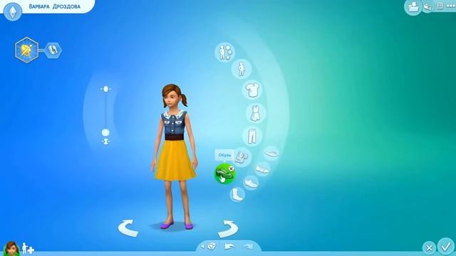 создание персонажа девочка ребёнок в The Sims 4