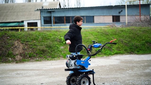 НОВИНКА 2025 р. Перший дизельний ремінний мотоблок з пов