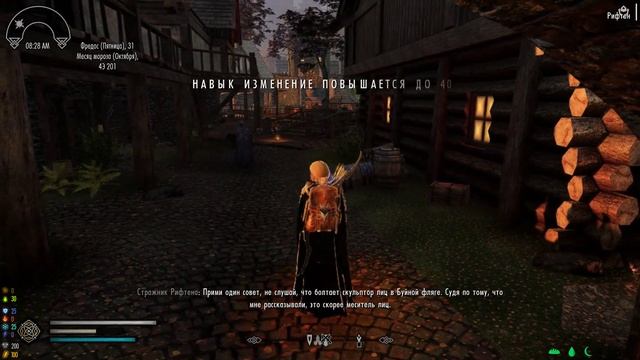 Skyrim AE с модами - Часть 26 - Разбираемся с пауками в шахте,