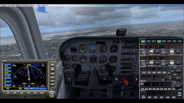 [FSX] Посадка в сильный дождь/Landing In Storm