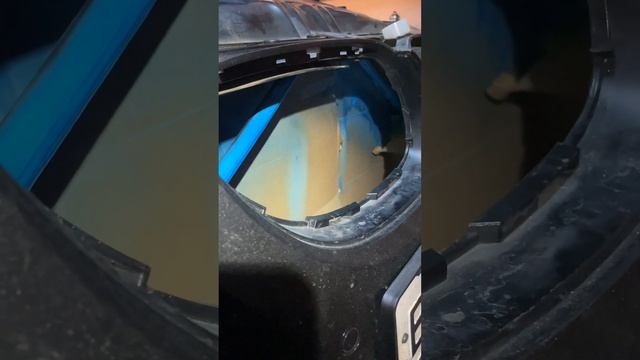 Установка спойлера и козырька на BMW E60. Покраска светоо