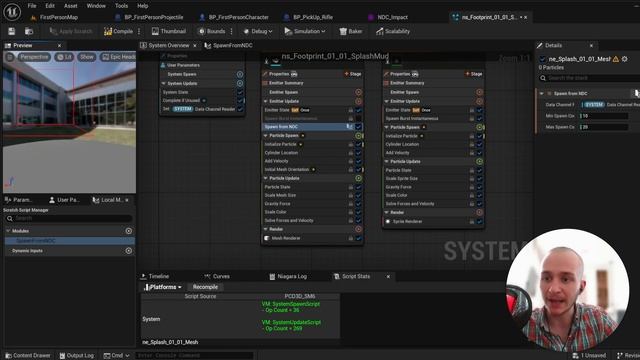 Unreal Engine: Оптимизация партиклов. Niagara Data Channel