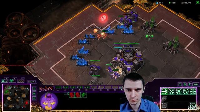 ДОБРО ПРОТИВ ЧИТЕРА С ЯЙЦАМИ! РЕАЛЬНО ЧИТЕР! Starcraft 2