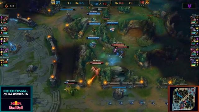 FNC Vs. SPY Игра 1 | Regional Final LEC Summer 2019 | Плей-офф Европа | Fnatic п?