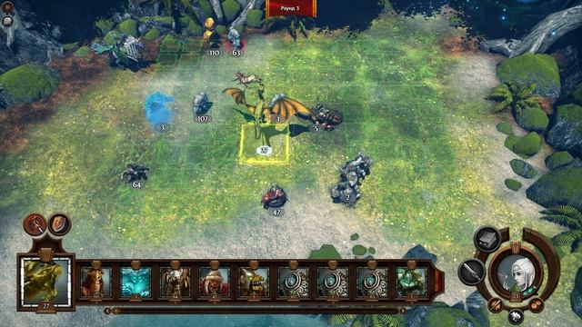 Heroes Of Might And Magic 7 прохождение #2025 за Лесной союз 4\3
