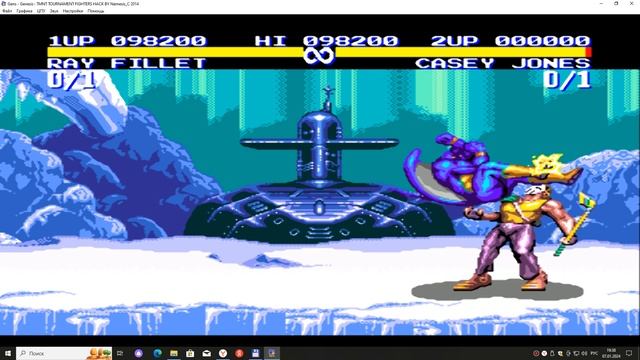 ПРОСМОТР СУПЕРУДАРОВ Mutant Ninja Turtles: Tournament Fighters