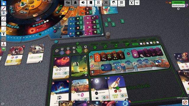 SETI настольная игра Tabletop Simulator