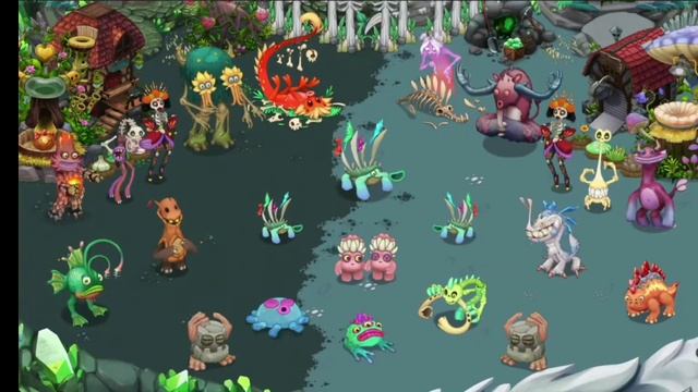 My Singing Monsters! Зеркальный остров кости!