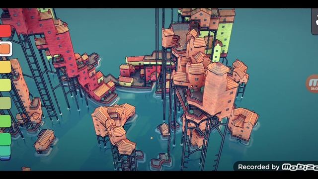 Я построил большой город в игре Townscaper
