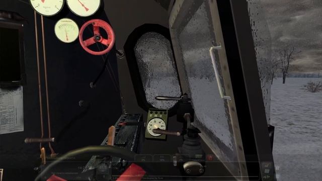 Train Simulator Classic паровоз ТЭ с поездом деда мороза