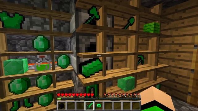 Я ОТКРЫЛ ИЗУМРУДНЫЙ МАГАЗИН В МАЙНКРАФТ| Спайки Minecraft