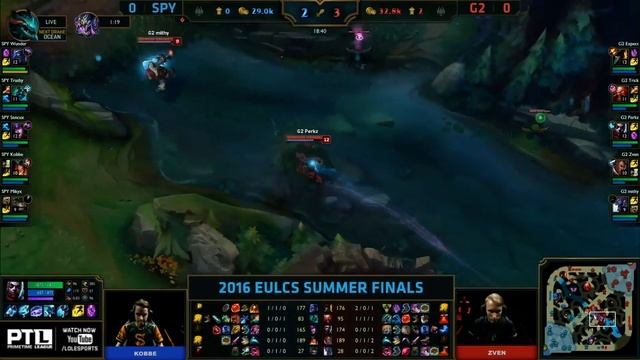 SPY Vs G2 - Финал, Игра 1