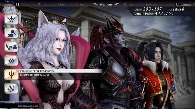 Играя с KYUUBI Лисицата в Warriors Orochi 4 Ultimate! Играта е с НАД 170