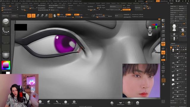 Создаем персонажа | Full Pipeline | Elf's Bust #14 (Zbrush)