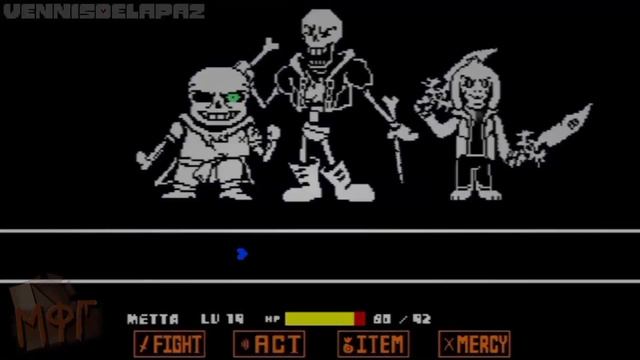 Undertale  - Трио - Неверующих [ Фаза 2] - Озвучка