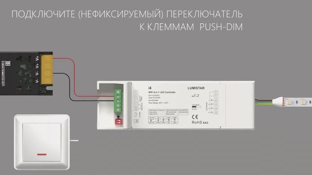 Инструкция подключения контроллера I4 LUMISTAR