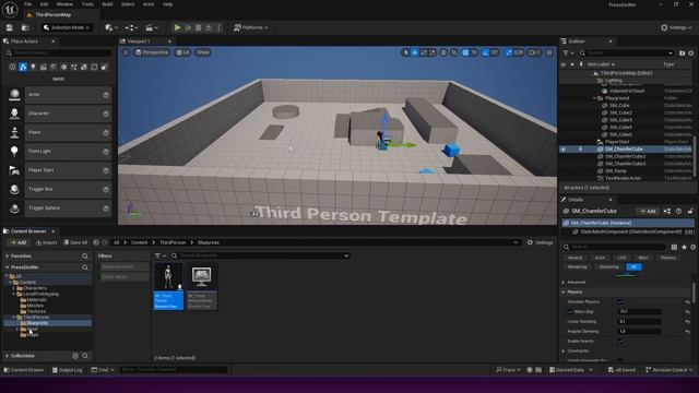 Unreal Engine с нуля. Урок 1 Установка движка и твой первый би
