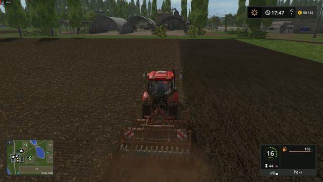 Farming Simulator 17 ➣ Сложный режим • Sosnovka. Часть 10. Культивац?
