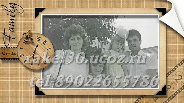Заказать слайд шоу на день рождения папы 60 лет из фото?
