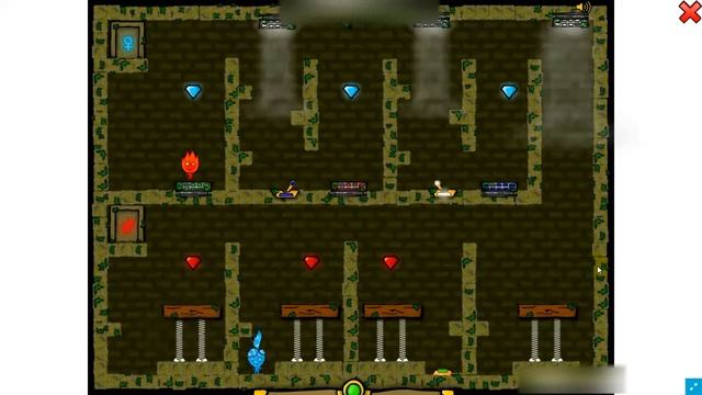 The Forest Temple. Игра  на два игрока. Огонь и вода. 1 часть.