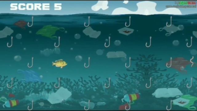 Моя первая игра на Android -Swiming Fish
