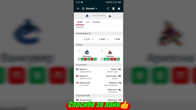 Эдмонтон - Вегас / Ванкувер - Аризона | Прогноз на матчи
