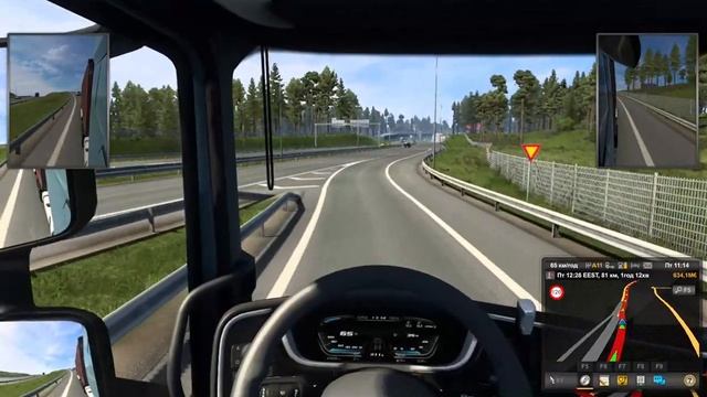 Euro Truck Simulator 2 Доставка моторного масла (14 т) №7