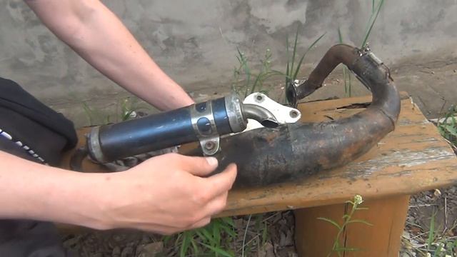 Глушитель саксофон Honda Dio AF 27