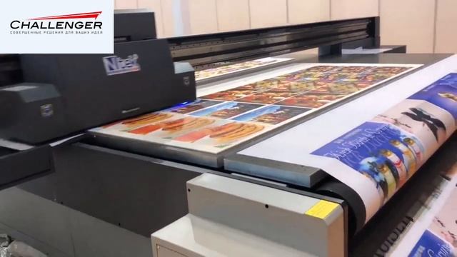 Работа UV-принтера Magellan 3300R Hybrid