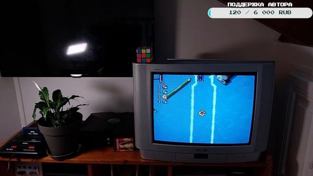 Стрим 🎮 Micro Machines и Mr. Nutz на Sega с кинескопа — пиксели и о