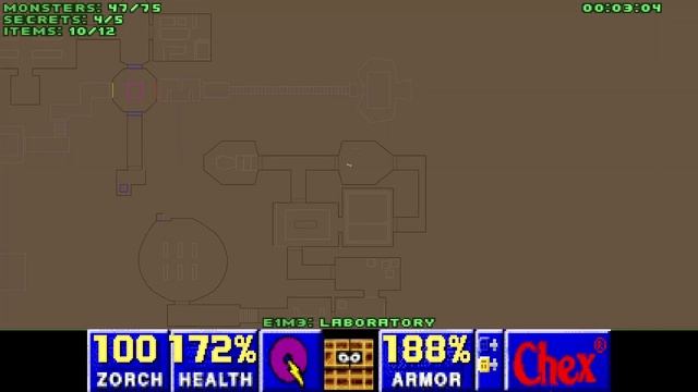ДУМ ДЛЯ ДОШКОЛЯТ [] Chex Quest 1 [Extreme Ooze -fast 100%]