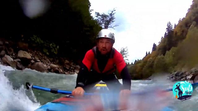 На САПе по горной реке. Сплав по Лабе | WW SUP. Paddleboard @Mamont
