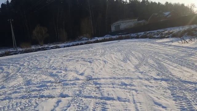 Мото фэтбайк,  покатушки на пруду.🤓✌️👍