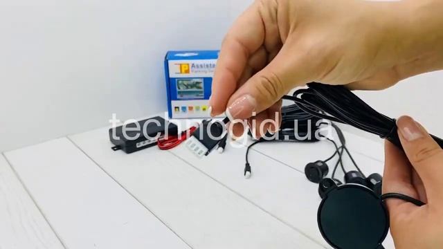 Паркувальна система Assistant Parking Sensor 4 датчика (Чорний) / AR
