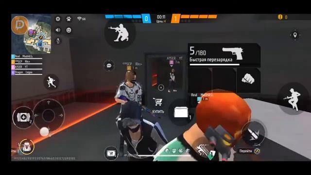 🤫ИГРАЕМ ФРИ ФАЕР В КОМНАТЫ НА АЛМАЗЫ ❤️🔥 #freefire #shortsvi