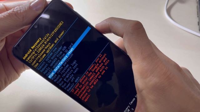 Сброс  пароля Samsung A125 Hard Reset удаление данных