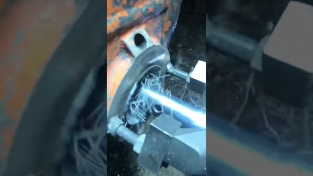 Восстановление отверстий в рукояти Эксковатора #doosan #2