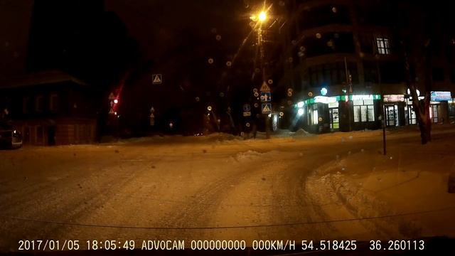 AdvoCam-FD8 Black-GPS съемка ночью