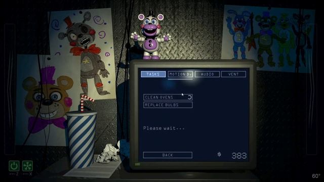 Меня поймал лефти ( прохождение FNAF 6 )