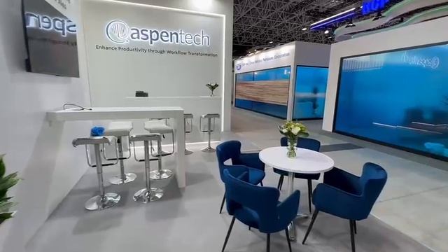 Эксклюзивный стенд для «ASPENTECH» на выставке «EAGE 2025»